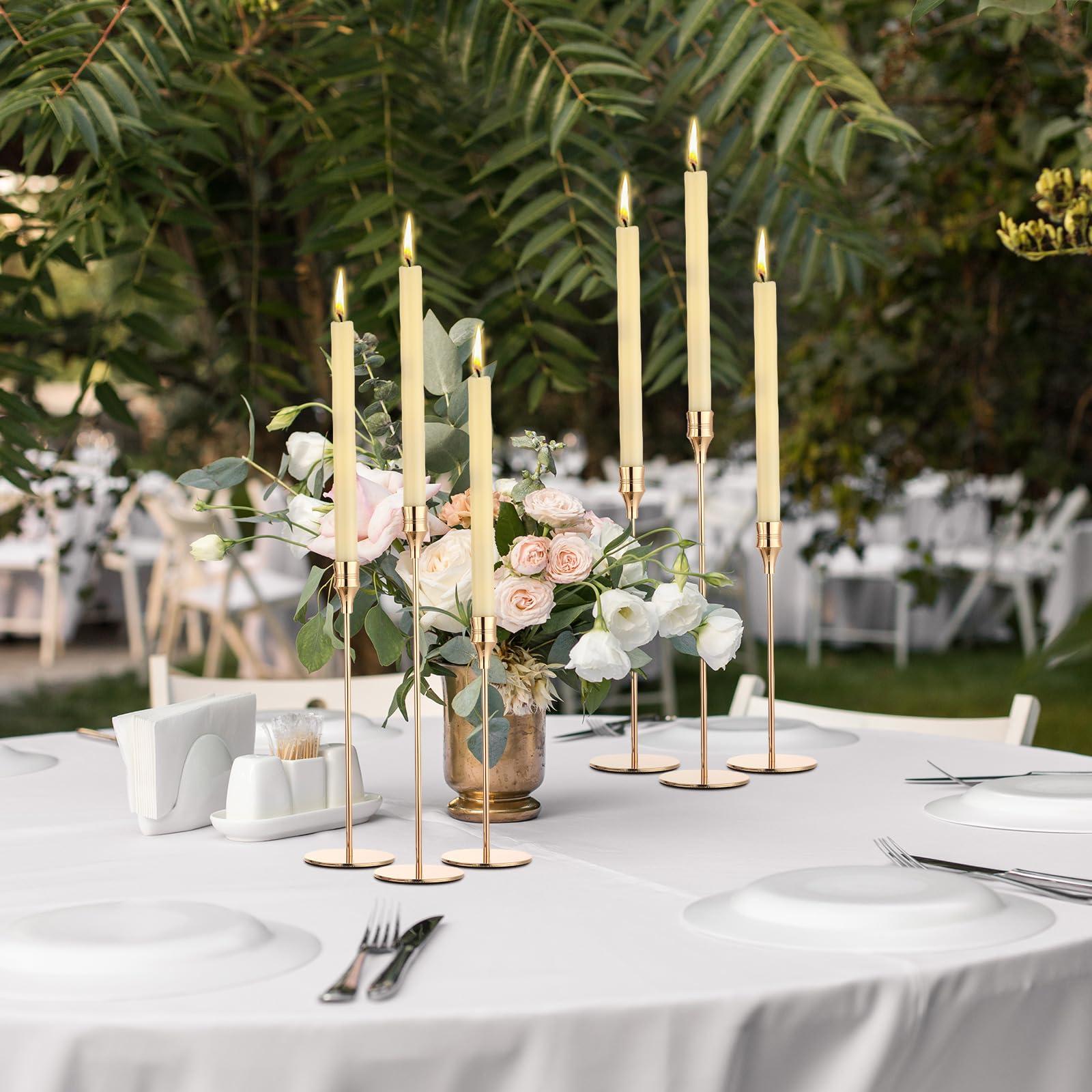 Modern Gold Candle Holders